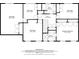 Floor plan of the second level, showcasing the bedrooms and bathrooms at 3145 Indian Hills Ne Dr, Marietta, GA 30068