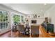 Bright and airy living room featuring hardwood floors, fireplace, and neutral decor at 3145 Indian Hills Ne Dr, Marietta, GA 30068