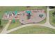 Overhead view of the community playground with slides, swings and other features at 4590 River Stone Trl, Douglasville, GA 30135