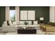 Comfortable living room with an L couch and textured pillows at 2340 Treaty Ln, Douglasville, GA 30135