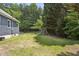 This backyard offers a secure play area for children next to the home at 735 Poplar Rd, Dallas, GA 30157