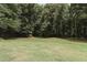 Spacious backyard showing a well-manicured lawn and small shed at 8394 Banks Mill Rd, Douglasville, GA 30135