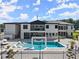 Breathtaking aerial view of the home and pool area, showcasing the extensive outdoor amenities and landscaping at 1336 Azalea Dr, Lawrenceville, GA 30043