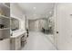 Bright and spacious bathroom featuring a stylish vanity, walk-in shower and modern finishes at 1336 Azalea Dr, Lawrenceville, GA 30043