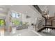 Grand foyer featuring high ceilings, contemporary staircase design, and an open floor plan for a welcoming atmosphere at 1336 Azalea Dr, Lawrenceville, GA 30043