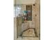 Large walk-in shower with glass divider and custom tile design at 2420 Westport Cir, Marietta, GA 30064