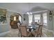 Elegant dining room with round table and neutral decor at 2420 Westport Cir, Marietta, GA 30064