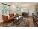 A living room boasts hardwood floors and an open floor plan perfect for entertaining at 429 Deckner Sw Ave, Atlanta, GA 30310