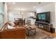 An open-concept living space with modern furnishings and hardwood flooring throughout at 429 Deckner Sw Ave, Atlanta, GA 30310