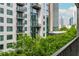 View of the building and city from a balcony at 845 Spring Street Northwest Nw St # 307, Atlanta, GA 30308