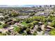 An aerial view showcasing the city skyline and surrounding residential area at 827 Fraser Se St, Atlanta, GA 30315