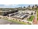Elevated angle showcasing city skyline, shopping center and parking lot at 827 Fraser Se St, Atlanta, GA 30315