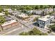 An aerial shot of the neighborhood and commercial buildings at 827 Fraser Se St, Atlanta, GA 30315