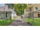 Fenced backyard alleyway on a sunny day at 827 Fraser Se St, Atlanta, GA 30315