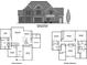 Detailed floor plan showcasing the layout of this two-story home, including room dimensions and features at 2868 Octavia Cir, Marietta, GA 30062