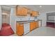 Traditional kitchen features wood cabinets and laminate counters at 3524 Forest Downs Cv, Decatur, GA 30034