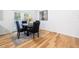 Cozy dining area with seating for four and access to a outdoor deck or patio at 1080 Rackley Nw Way, Kennesaw, GA 30144
