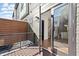Private balcony with a view to interior, open door and modern railings at 2325 Mason Dr # D22, Atlanta, GA 30316