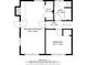 This floor plan displays the layout of the second floor with a recreation room, bedroom, bathroom and walk in closet at 3140 Kipling Dr, Powder Springs, GA 30127