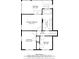 This floor plan showcases the second story bedrooms, bathrooms and sunroom layout at 3140 Kipling Dr, Powder Springs, GA 30127