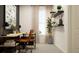 Contemporary home office with open shelving, a desk, and ample natural light at 416 Valley View Trl, Canton, GA 30115