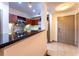 Modern kitchen with stainless steel appliances, granite countertops, and tiled floors at 390 17Th Nw St # 2040, Atlanta, GA 30363