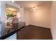 Open concept living area with granite countertops and hardwood floors at 390 17Th Nw St # 2040, Atlanta, GA 30363