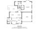Detailed floor plan of the main level showing the layout of the rooms at 6505 Whispering Ln, Atlanta, GA 30328