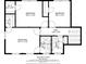 Layout of the second floor displaying the position of all the bedrooms and bathrooms at 6505 Whispering Ln, Atlanta, GA 30328