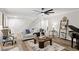 Spacious living room featuring modern decor, hardwood floors and ample seating at 1143 Mcgarity Rd, Mcdonough, GA 30252