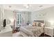 Cozy bedroom featuring a comfortable bed, soft lighting, and stylish decor at 2567 Briers North Dr, Dunwoody, GA 30360