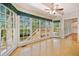 Sun-filled kitchen featuring a breakfast area, with large windows and deck access at 2682 Varner Dr, Atlanta, GA 30345