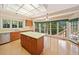 Bright kitchen with island, stainless steel appliances, and a sunny bay window at 2682 Varner Dr, Atlanta, GA 30345