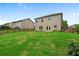 Large backyard showing ample space for recreation and gardening at 4650 Pleasant Woods Dr, Cumming, GA 30028