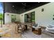 Charming patio offers outdoor seating, flagstone floors, and opens to the backyard at 1604 Greendale Rd, Covington, GA 30014