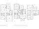 Complete floor plan showing the layout of the first floor, second floor and basement in the home at 1917 Oak Grove Ne Rd, Atlanta, GA 30345