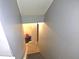 Basement stairs with gray walls at 1012 Chapman Cir, Stone Mountain, GA 30088