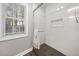 Modern walk-in shower features glass doors and tiled floor at 4941 Lighthouse Pointe, Acworth, GA 30101