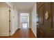 Inviting entrance hall featuring gleaming hardwood floors and neutral decor at 50 Biscayne Dr # 2106, Atlanta, GA 30309