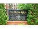 Elegant entrance sign for the Manor House Condominium at 50 Biscayne Dr # 2106, Atlanta, GA 30309