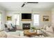 Inviting living room with a fireplace, comfortable seating, and natural light from windows at 940 Longley Nw Ave, Atlanta, GA 30318