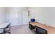 This bedroom features neutral walls, plush carpeting, and two closets at 5525 Sable Way, Atlanta, GA 30349