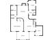 Detailed floor plan illustrating the layout of the home, including the kitchen, living room, and bedrooms at 205 3Rd Street Northeast Ne St # 4, Atlanta, GA 30308