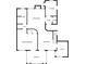 Detailed floorplan showcasing the layout of the living room, kitchen, bedrooms, and outdoor spaces at 205 3Rd Street Northeast Ne St # 4, Atlanta, GA 30308