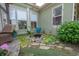 Scenic backyard landscape showcasing a quaint water feature, lush greenery, and peaceful garden retreat at 105 Whippoorwill Way, Fayetteville, GA 30215