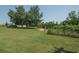 Sprawling yard featuring well-maintained grass, mature trees, and thoughtfully designed landscaping creating natural beauty at 105 Whippoorwill Way, Fayetteville, GA 30215