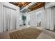 Basement with exposed pipes and door to a bathroom at 290 Dania Dr, Alpharetta, GA 30009