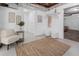Comfortable finished basement with seating area and stylish decor at 290 Dania Dr, Alpharetta, GA 30009