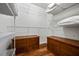 Walk-in closet featuring shelving and storage at 290 Dania Dr, Alpharetta, GA 30009