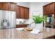 Gourmet kitchen features stainless steel appliances, granite countertops and ample cabinet space at 910 Ovalene Sw Ln, Marietta, GA 30064